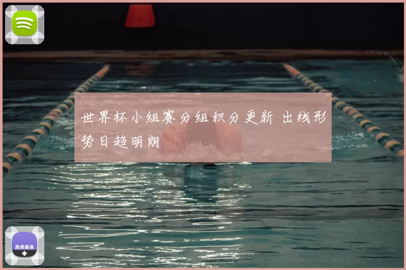 世界杯小组赛分组积分更新 出线形势日趋明朗