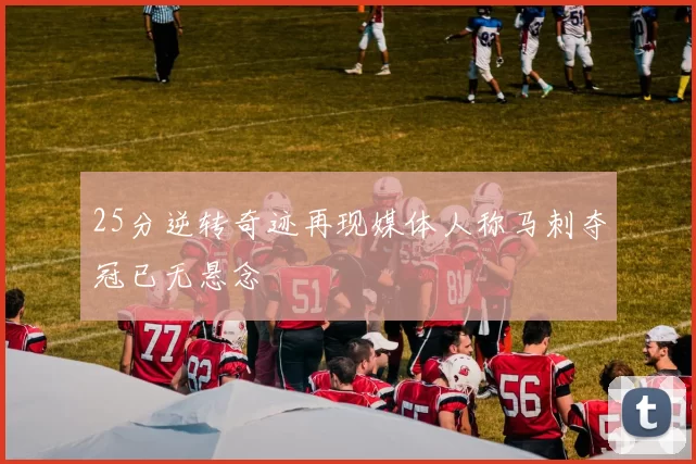25分逆转奇迹再现媒体人称马刺夺冠已无悬念