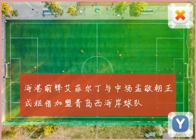 海港前锋艾菲尔丁与中场孟敬朝正式租借加盟青岛西海岸球队