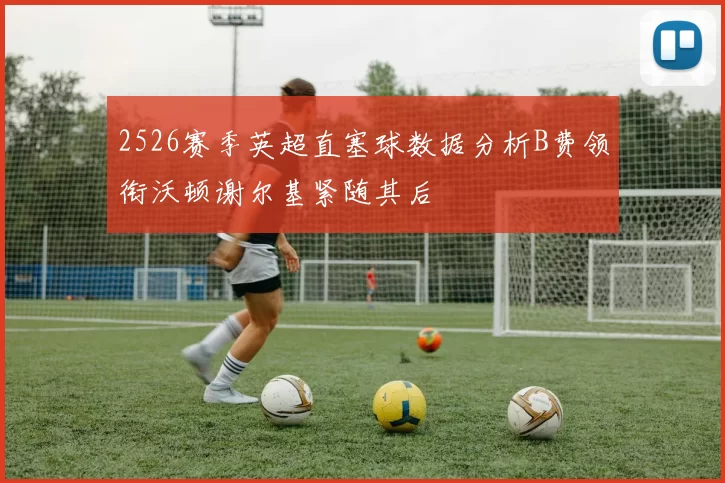 2526赛季英超直塞球数据分析B费领衔沃顿谢尔基紧随其后